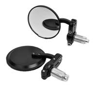 Espejo Retrovisores Moto Universal Para Manillar Para Motocicleta Para CNC Para Bicicletas Espejo Retrovisor Lateral Redondo Montaña Y Motos(MS-2051-B)