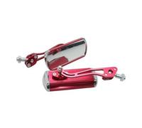 Espejo Retrovisores Motocicleta Para Ducati Para Monster 696 Espejo Retrovisor Conjunto Reflector Modificación(Red)