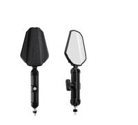 Espejo Scooter Espejos universales para motocicleta, espejo lateral plegable con ángulo ajustable para manillar. Retrovisores Motos