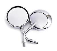 Espejo Scooter Para MT07 Para MT09 Para MT10 FZ1 FZ6 FZ09 FZ8 Para XSR700 Para XSR900 Para YZFR125 Espejo retrovisor de motocicleta Retrovisores Motos(Chrome-short pole)