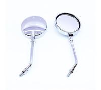Espejo Scooter Para MT07 Para MT09 Para MT10 FZ1 FZ6 FZ09 FZ8 Para XSR700 Para XSR900 Para YZFR125 Espejo retrovisor de motocicleta Retrovisores Motos(Chrome-long pole)