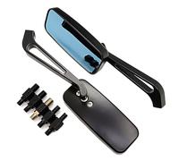Espejo Scooter Para Z750 Para Z800 Para Z900 Para Z1000 Para Versys 650 1000 X300 Para ER6N Espejo Retrovisor De Motocicleta Retrovisores Motos(Black)