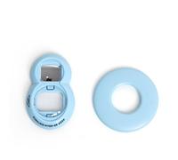 Espejo selfie para Instax mini SE, lente de primer plano, espejo de autorretrato, colorido, transparente, espejo para selfie, ligero, accesorios de lente de viaje (azul)