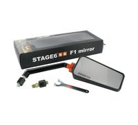 Espejo Stage6 F1 carbono mate derecho Scooter Universal Aerox Speedfight Simson