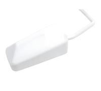 Espejo Str8 F1 de Style, Universal, Color Blanco, M8 Rosca (Incluye Adaptador Rosca Izquierda)