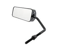 Espejo Str8 F1 de Style, Universal, Negro, M8 Rosca (Incluye Adaptador Rosca Izquierda)