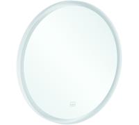 Espejo Subway 3.0 de Villeroy & Boch con iluminación LED, redondo, 910x910x45mm, A4647100, Color: Blanco Mate