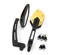 Espejo Trasero Para Motocicleta, Espejos Laterales Traseros Modificados Para Motocicleta, 8mm Y 10mm, Para SUZUKI(Gold)