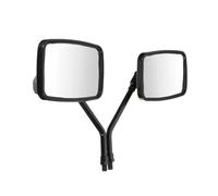 Espejo Universal Moto Para Shadow VT750 VT1100 VF750 Par Universal 10mm Rectángulo Espejos Retrovisores Motocicleta Espejo Cristal Transparente Antivibración