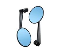 Espejo Universal Motocicleta 8mm 10mm Espejos Retrovisores Bicicletas Eléctricas Convexo Lateral Trasero Electromóvil(Black)