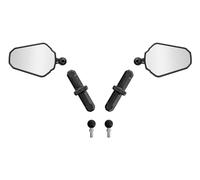 Espejo universal para motocicleta 360 con marca de homologación E24 - Enduro ajustable para quad y motocicletas compatible con manillar de 22 mm tornillos M8/M10 - Ideal para motocicletas de carretera