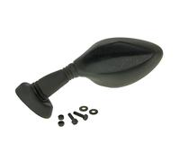 Espejo Vicma izq. negro con ABE compatible con Rieju RS-2 Matrix 50 | Homologación E, libre de registro, aprobado, legal para carretera, OEM E312I, OEM 990.7100