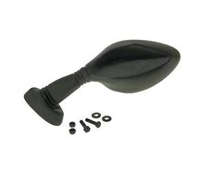 Espejo Vicma izq. negro con ABE compatible con Rieju RS-2 Matrix 50 | Homologación E, libre de registro, aprobado, legal para carretera, OEM E312I, OEM 990.7100