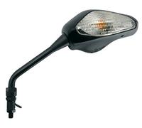 Espejo Vicma izq. negro con intermitor para Ducati 1000 Multistrada | M10/125, intermitente integrado compatible con Ducati 1100 Multistrada S 2007-2009, Ducati 620 Multistrada 2005-2006