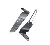 Espejo Winglets Invisible For Motocicleta, Compatible Con YAMAHA,MT 07 MT07 MT 09 MT09 SP MT 10 MT10 SP, Kits De Espejos Ajustables Giratorios(B-white)