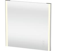 Espejo XSquare de Duravit con iluminación LED, con calefacción de espejo, 800x800x33mm, cromo de alto brillo, XS7012000000000