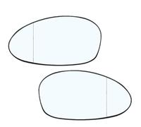 Espejos Compatible Con Para E90 E92 E91 E93 E82 E88 E86 E85 Z4 51167157247 51167157246 Espejo Retrovisor Lateral Calefactable(Blanco,1 par(L AND R))