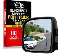 Espejos convexos de punto ciego para coche: visión trasera extra grande, espejo retrovisor automotriz para automóvil, accesorios exteriores e interior para mujeres y hombres (paquete de 2)