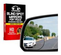 Espejos convexos de punto ciego para coche: visión trasera extra grande, espejo retrovisor automotriz para automóvil, accesorios exteriores e interior para mujeres y hombres (paquete de 2)