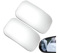 Espejos convexos para el coche - pack de 2 espejos auxiliares | Espejos convexos de visión trasera ajustables para una mayor seguridad de tráfico, visibilidad mejorada del vehículo