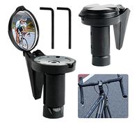 Espejos de Bicicleta Manillar 2pcs Retrovisor Bicicleta Carretera Espejo Retrovisor Bicicleta Plegable 360 Grados Giratorio Espejo Convexo para Bicicleta Montaña Carretera Bicicleta Eléctrica 16-22mm