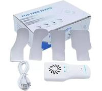 Espejos de fotografía dental Espejos intraorales antivaho con mango LED, reflector de doble cara Espejo de ortodoncia Kit de cuidado dental