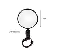 Espejos de manillar ajustables para motocicleta Espejo Retrovisor Para Bicicleta Y Motocicleta, Rotación De 360 grados, Ajustable, Redondo Y Ovalado, Adecuado Para Accesorios De Bicicleta De Carrete