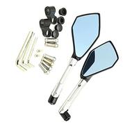 Espejos De Manillar Motocicleta Aluminio CNC Espejo Retrovisor Vidrio Azul para X-ADV 750 PCX Grom MSX125 SF 2017 2018 2019