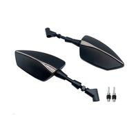 Espejos de moto Compatible Con Para XJ6 XJ6F XJ6N DIVERSION 10 Mm Espejo Retrovisor Lateral Izquierdo Y Derecho Ajustable Para Motocicleta(Silver)