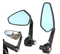 Espejos de Motocicleta de Aluminio CNC 7/8" 22mm, Antideslumbrantes y Duraderos, Retrovisores Laterales Universales para Moto Cruiser Scooter