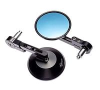 Espejos de Motocicleta Manillar Extremo Trasero Vista Lateral Para 7/8" 22mm Barras