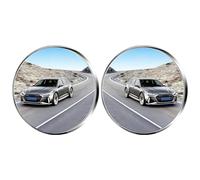 Espejos De Punto Ciego Para Automóvil - 2 Espejos Convexos De De, Vista Trasera Pequeña De Alta Definición De Lado A Lado, Espejo Auxiliar Gran Angular | Accesorio De Seguridad Para Coches, SU