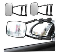 Espejos de remolque para caravana 1 par Izquierdo+Derecho Espejo de remolque para automóvil Extensiones de espejos retrovisores para caravana Espejo retrovisor con abrazadera para una visión traser
