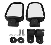 Espejos De Vista Lateral UTV Con Jaula De Barra Antivuelco De 1.75 Pulgadas 1 Par De Espejos Retrovisores Laterales Con Rotación De 360 ° Espejos UTV Ajustables De Reemplazo De Abraza