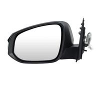 Espejos Exteriores Automóviles Conjunto De Espejo Retrovisor Lateral Para Toyota Para Hilux 2015-2020 Pintado Negro Luz Giro Espejo Retrovisor Puerta 7 Cables Accesorios Coche(Izquierda)