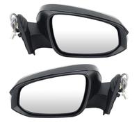 Espejos Exteriores Automóviles Conjunto De Espejo Retrovisor Lateral Para Toyota Para Hilux 2015-2020 Pintado Negro Luz Giro Espejo Retrovisor Puerta 7 Cables Accesorios Coche(1pair)