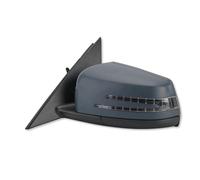 Espejos Exteriores Automóviles Conjunto Espejo Retrovisor 17 Pines Para Mercedes Para Benz Clase C 2009-2015 W204 Primer Color Con Luz Señal Giro Retrovisor Puerta Exterior(Izquierda)
