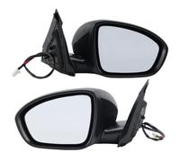 Espejos Exteriores Automóviles Conjunto Espejo Retrovisor Lateral 3 Cables Para Nissan Para Altima 2019-2024 Primer Negro Espejo Retrovisor Plegable Manual Retrovisor Puerta Exterior(A pair)