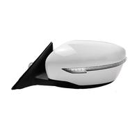 Espejos Exteriores Automóviles Para Nissan Para X-trail 2014-2020 Cámara Potencia Plegable Luz Advertencia Flash Montaje Espejo Retrovisor Lateral Retrovisor Puerta Exterior(BLANCO,7 Wire L)