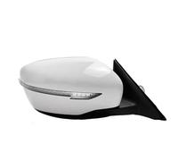 Espejos Exteriores Automóviles Para Nissan Para X-trail 2014-2020 Cámara Potencia Plegable Luz Advertencia Flash Montaje Espejo Retrovisor Lateral Retrovisor Puerta Exterior(BLANCO,9 Wire R)
