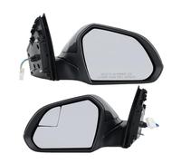 Espejos Exteriores Espejo Retrovisor 5 Pines, Color Negro Espejos Laterales Calefactables Para Hyundai Para Sonata Novena Generación 2015-2019(1 par)