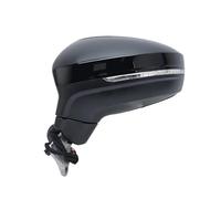 Espejos Exteriores Espejo Retrovisor De 8 Pines Para VW Para Tiguan 2018-2023 Conector Doble Negro Con Luz Punto Ciego Lateral(L)