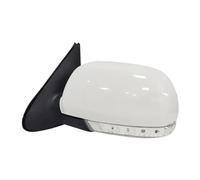 Espejos Exteriores Espejo Retrovisor De Coche Con Reflector Marcha Atrás 8 Pines Señal Giro Para Hyundai Para Santa Fe IX55 (2008-2012)(White-Left Side)