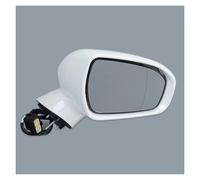 Espejos Exteriores para Automóviles Para Ford Para Mondeo MK5 2015-2022 Accesorios Coche Espejo Retrovisor 9 Pines Con Espejo Lateral Plegable(White R)