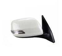 Espejos Exteriores Para Toyota Para Land Para Cruiser Para Prado 150 Series 09-13 Conjunto Espejo Retrovisor Eléctrico Plegable Señal Giro Retrovisor(BLANCO,9 Wire R)