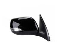 Espejos Exteriores Para Toyota Para Land Para Cruiser Para Prado 150 Series 09-13 Conjunto Espejo Retrovisor Eléctrico Plegable Señal Giro Retrovisor(Black 1,9 Wire R)