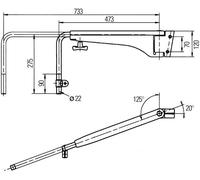 Espejos HELLA (8HG 501 253-022) Soporte, Espejo Exterior OEM