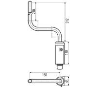 Espejos HELLA (8HG 561 107-171) Soporte, Espejo Exterior OEM