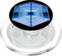 Espejos infinitos de arte fascinante Salón del Espejo PopSockets PopGrip para MagSafe