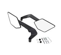 Espejos Laterales De La Vista Trasera Para La Motocicleta - Conjunto De Espejo De Manillar Ajustable, Ajuste Universal | Retrovisores Traseros De Motocicleta, Vidrio De Vista Grande